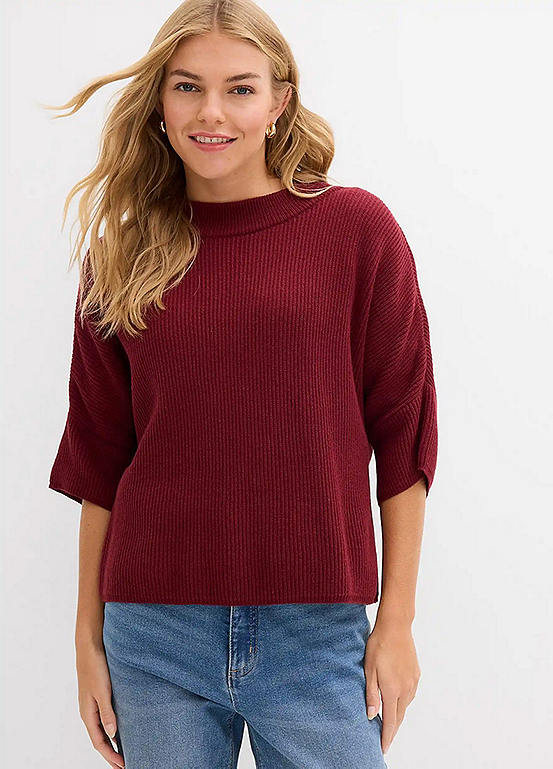 Jummer W Ribbed Knit Boxy Jumper by bonprix | bonprix