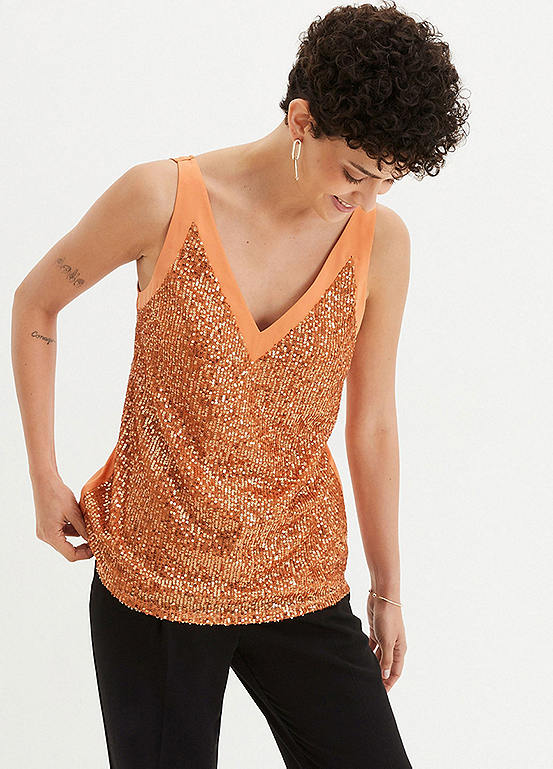 Sequin Covered Cami