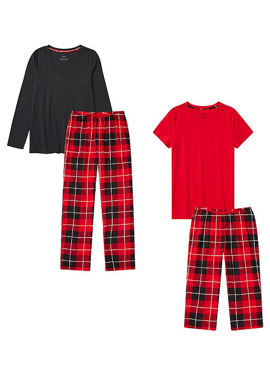 Set of 2 Pairs of Pyjama Sets