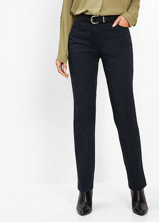 Straight Leg Stretch Jeans by bonprix bonprix