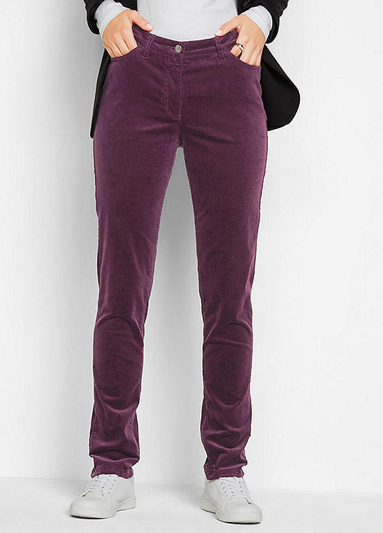 Stretch Cord Trousers by bonprix bonprix