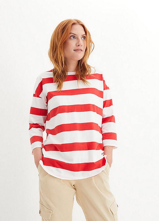 Stripy Cotton T-Shirt