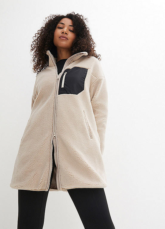 Herren Fleecejacke Mit Stehkragen - Kuschelige Teddyfleece Jacke Für Winter & Übergangszeit