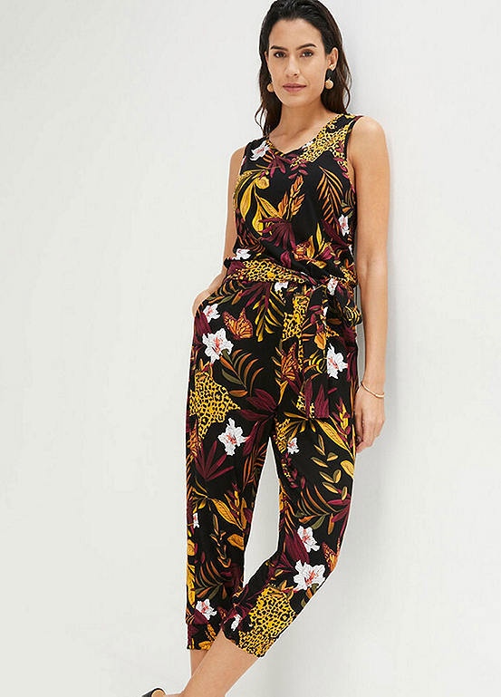 Tropical Print Jumpsuit by bonprix | bonprix