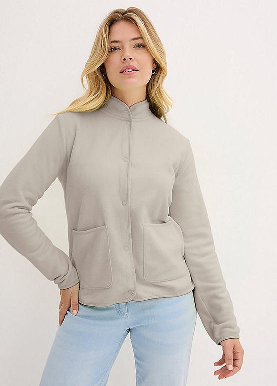 Turtleneck Fleece Jacket by bonprix | bonprix