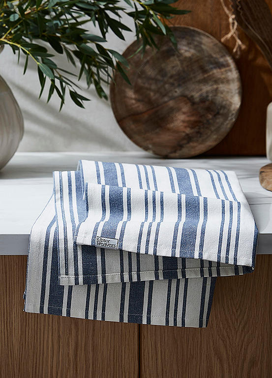 Ulster Weavers Denim Stripe Cotton Tea Towel