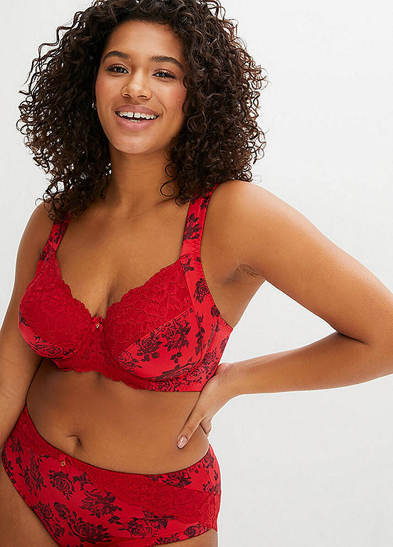 Underwired Floral Lace Bra