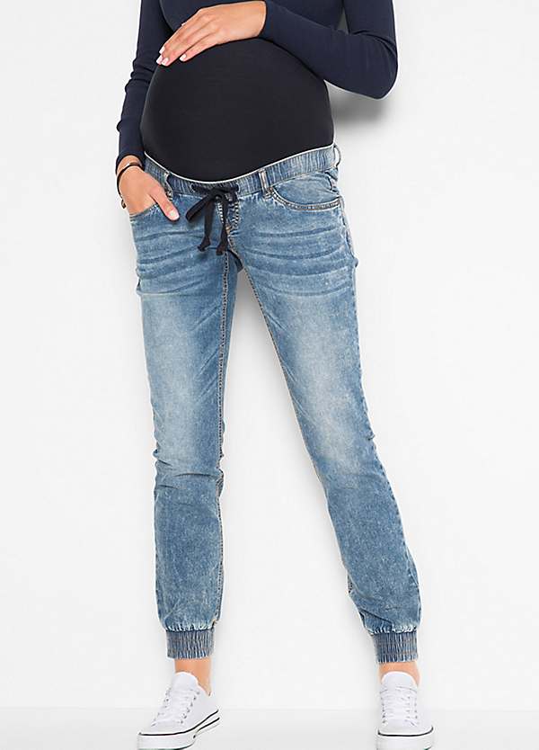 distressed maternity jeans