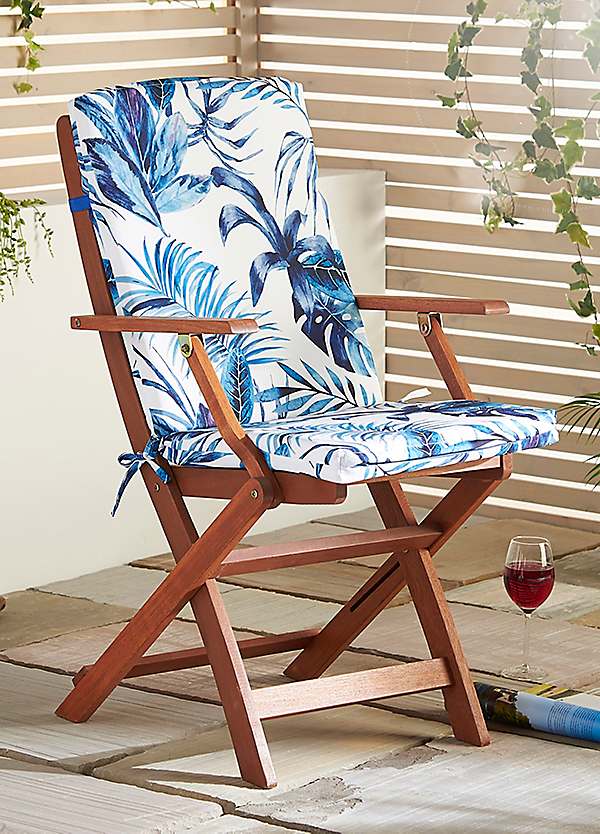 Tropical outdoor chair discount pads