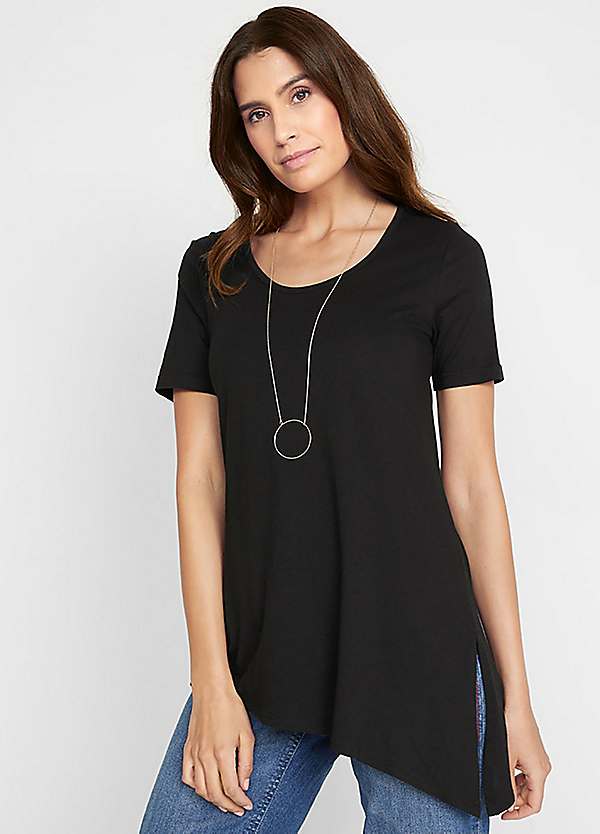 Asymmetric Hem T-Shirt by bonprix | bonprix