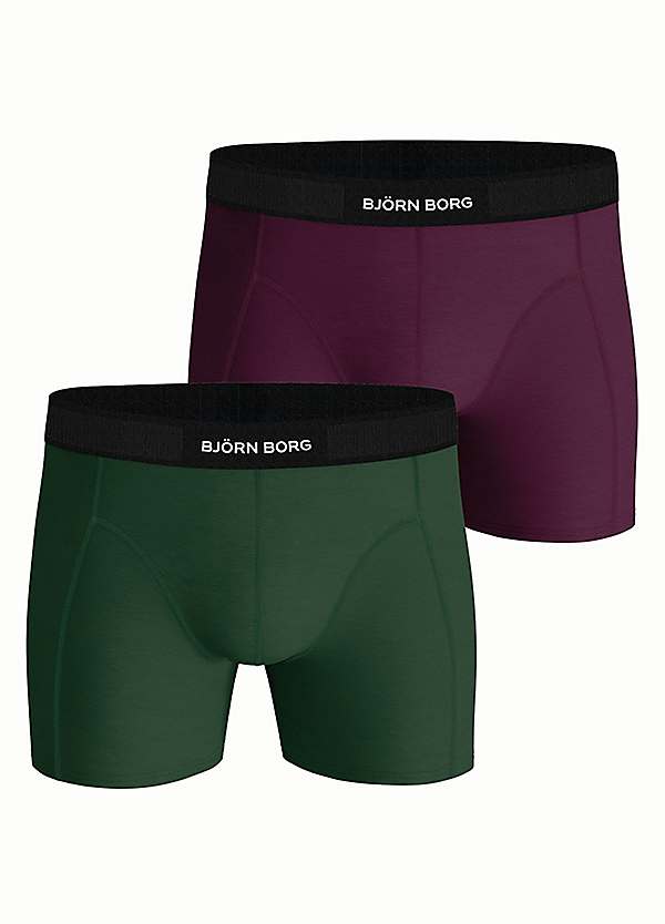 Bjorn Borg Premium Cotton Stretch Boxer 2 Pack