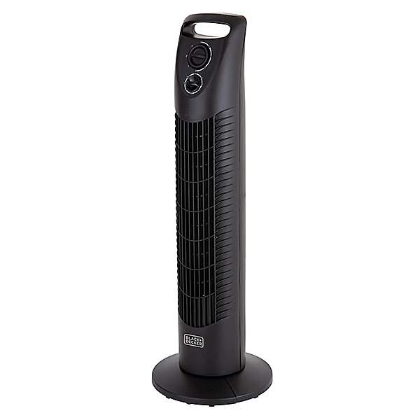 Black Decker 30 Inch Tower Fan with 2 Hours Timer Black