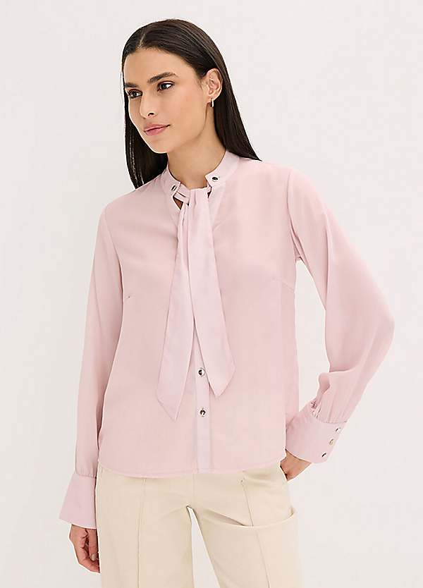 bow tie chiffon blouse