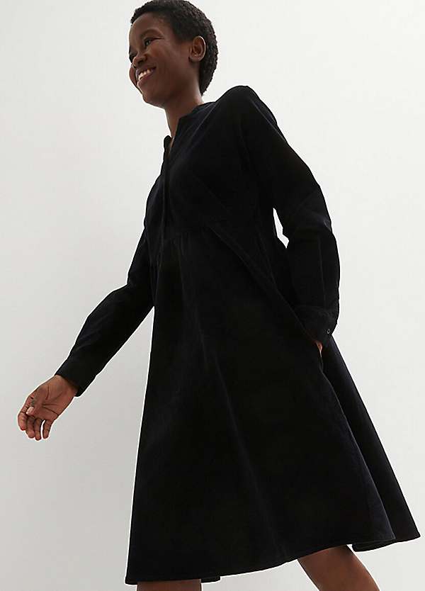 Button Cord Dress