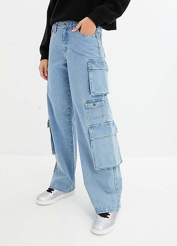【BAON】[unisex] Chopin stitch banding cargo denim pants BAON】[unisex] Chopin stitch banding cargo denim pants BAON