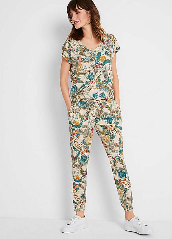 casual jersey jumpsuit