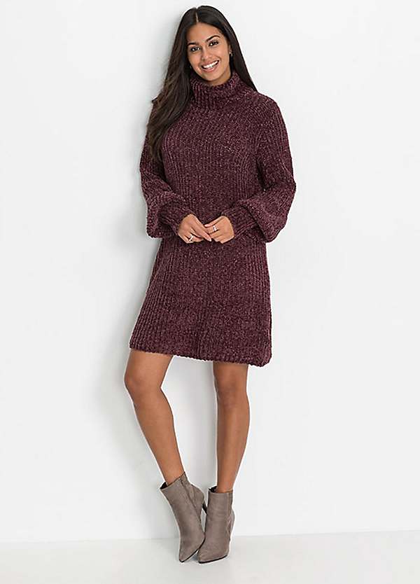 chenille jumper dress