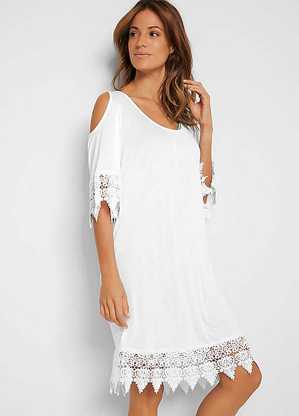 Cold shoulder outlet kaftan dress