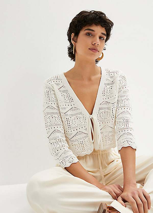 Crochet Knit Bolero by bonprix | bonprix