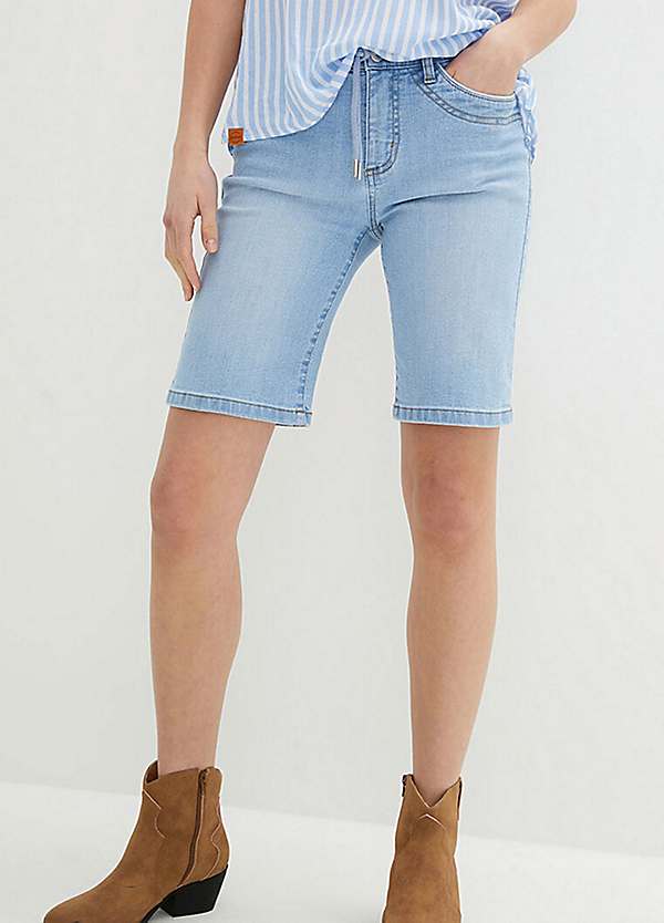 Denim Bermuda Shorts