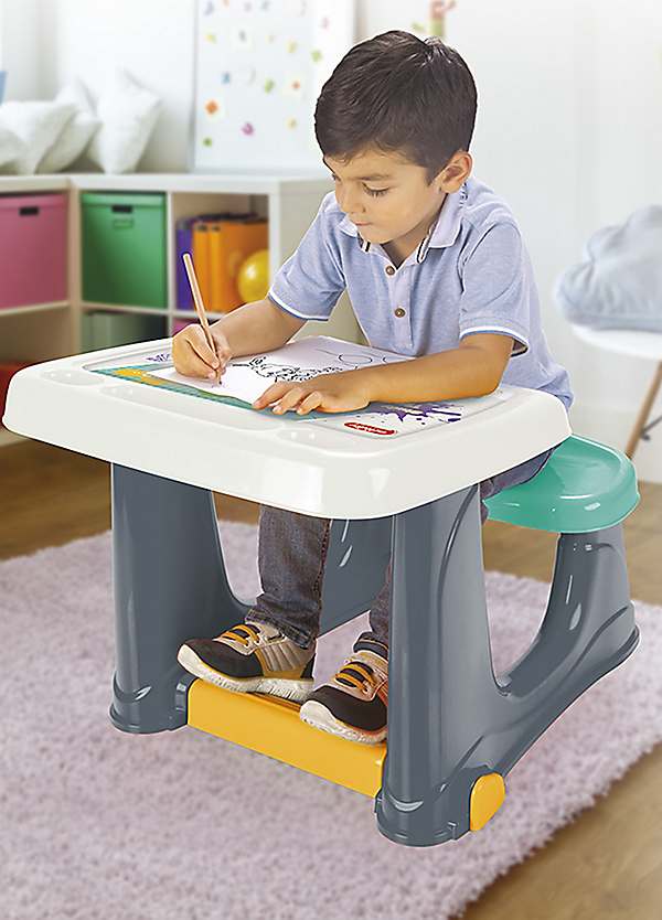 Dolu Study Desk with Seat Grey bonprix