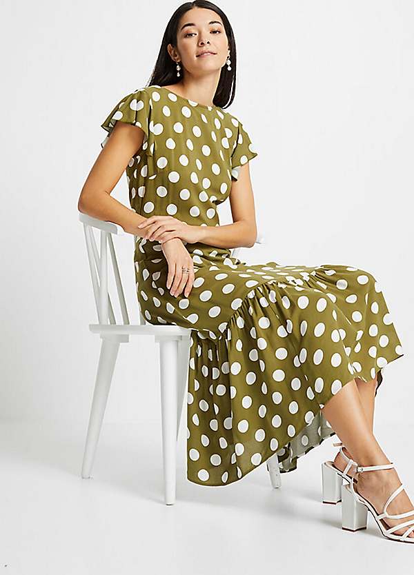 Dotty shop midi dress