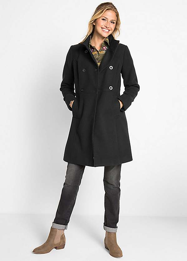 Double Breasted Coat by bonprix bonprix