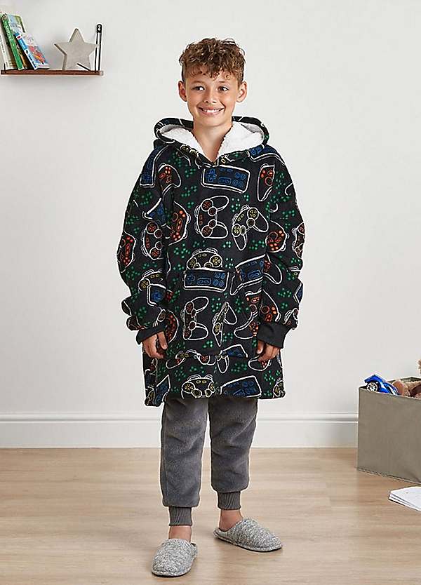 Boys hot sale hooded throw