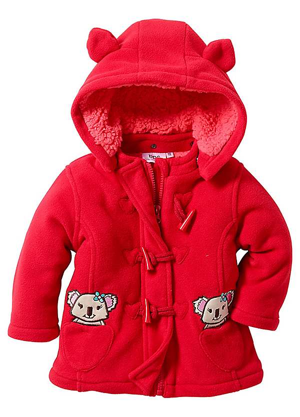 fleece duffle coat