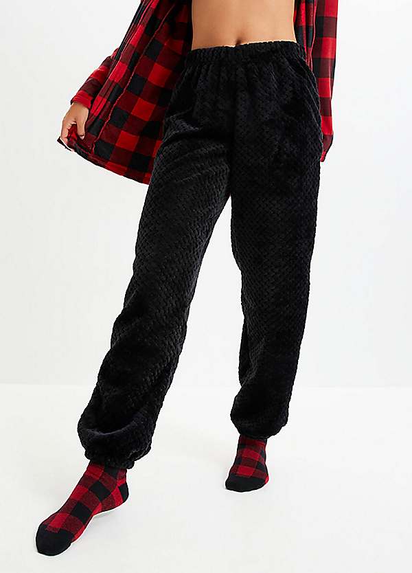 Soft fleece pyjama discount bottoms