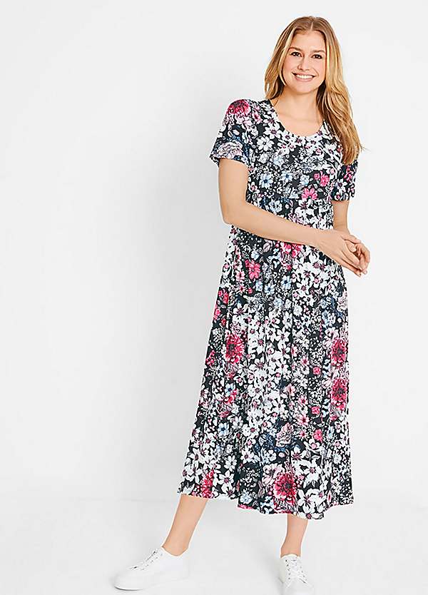 Floral Jersey Dress by bonprix