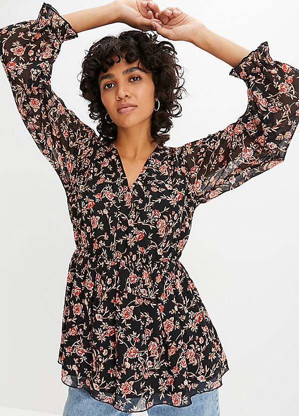 Floral Pattern Blouse by bonprix