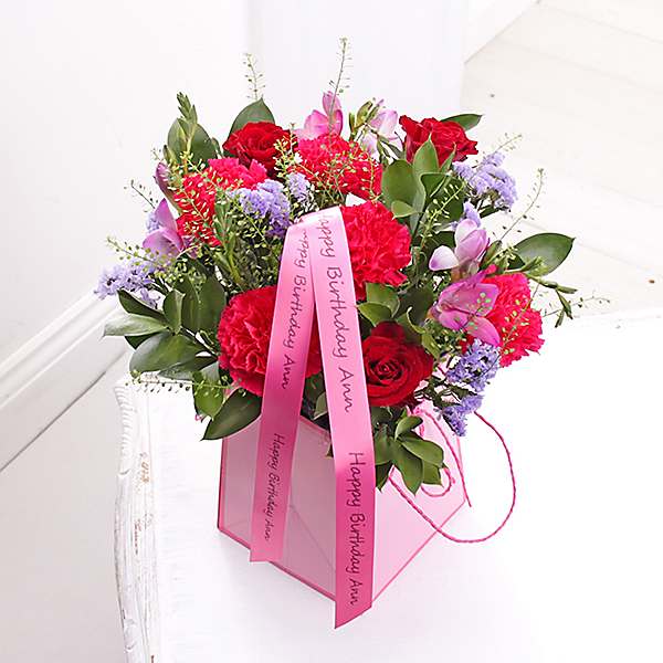 Flower gift bag online delivery