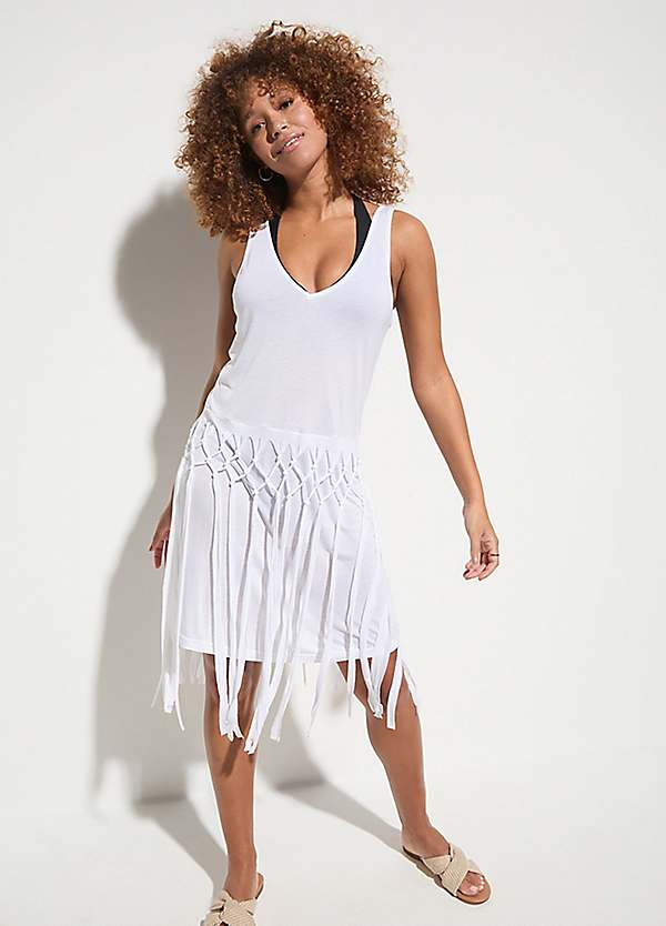 Casual fringe dress hotsell