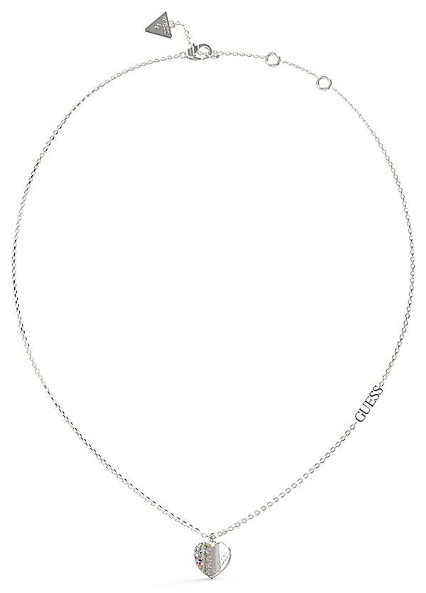 Guess necklace clearance silver