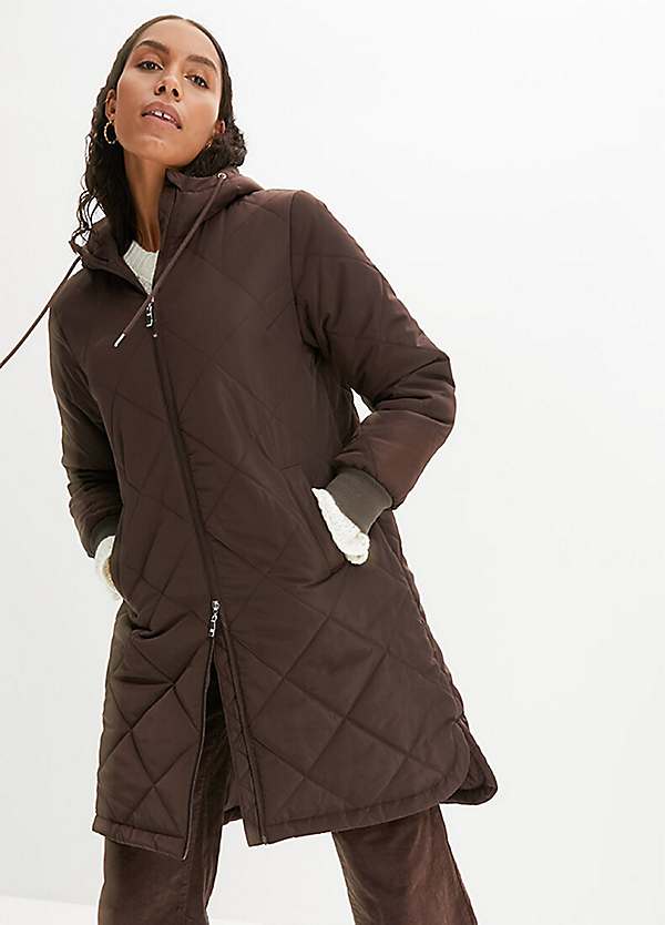 Hooded Quilted Coat