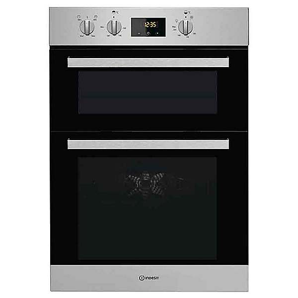 indesit double oven and grill