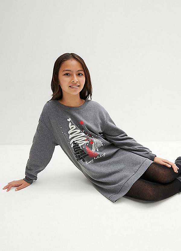 toddler christmas sweater dress Adeawade Girls Christmas Pullover Sweater Dresses Fall Winter Girls Solid Color Long Sleeve Outfits Toddler Kids Girls Suit Xmas Hooded Belt Princess