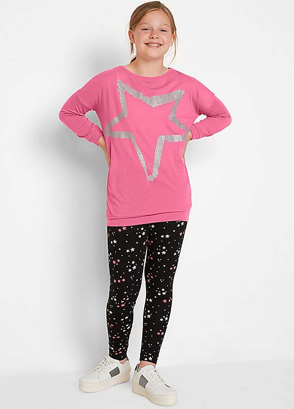 Kids sparkly outlet leggings