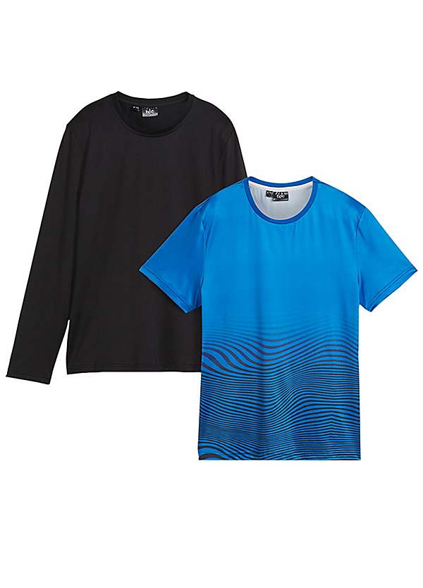 Kids Pack of 2 Sports T-Shirts by bonprix