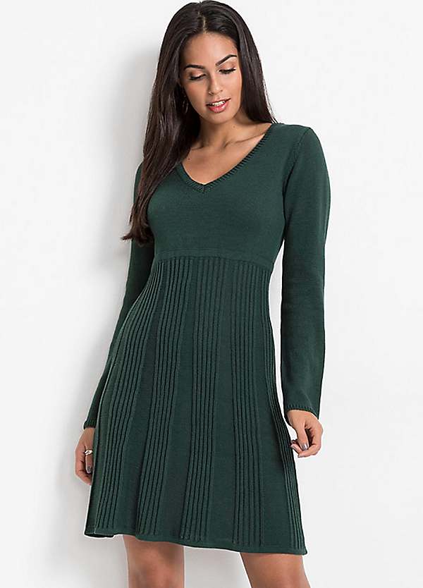 bonprix Knitted Smock Dress bonprix Knitted Smock Dress