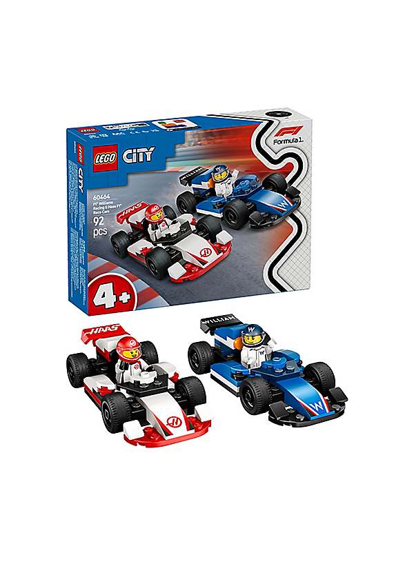 LEGO City F1 Williams Racing Haas F1 Race Cars Set