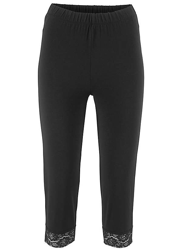 Lace Hem Leggings by bonprix | bonprix
