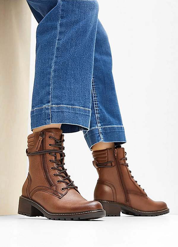 Ankle Boots Botines Elevate Shoes Bonprix Lace-Up Ankle Boots