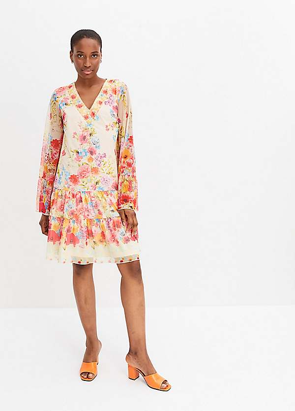 cotton linen shift dress