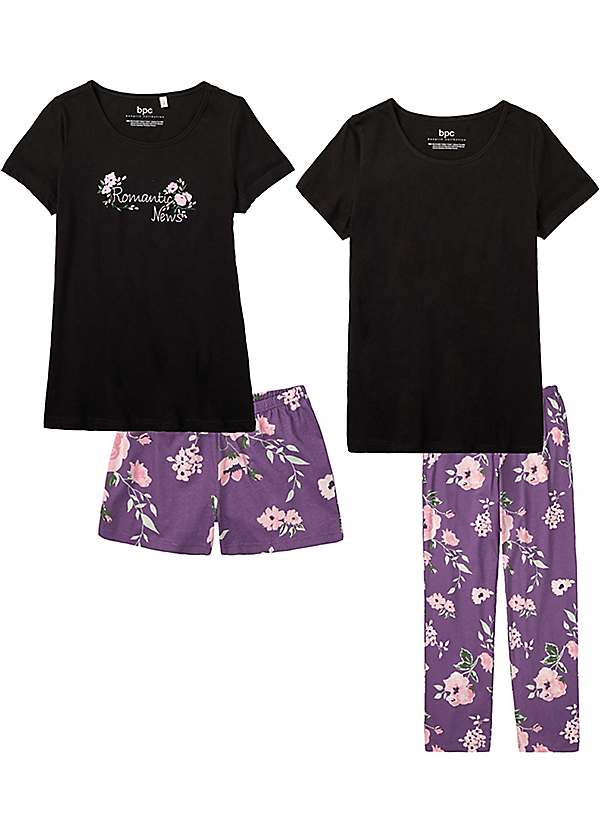 bonprix Floral Print Pyjama Set, Freemans