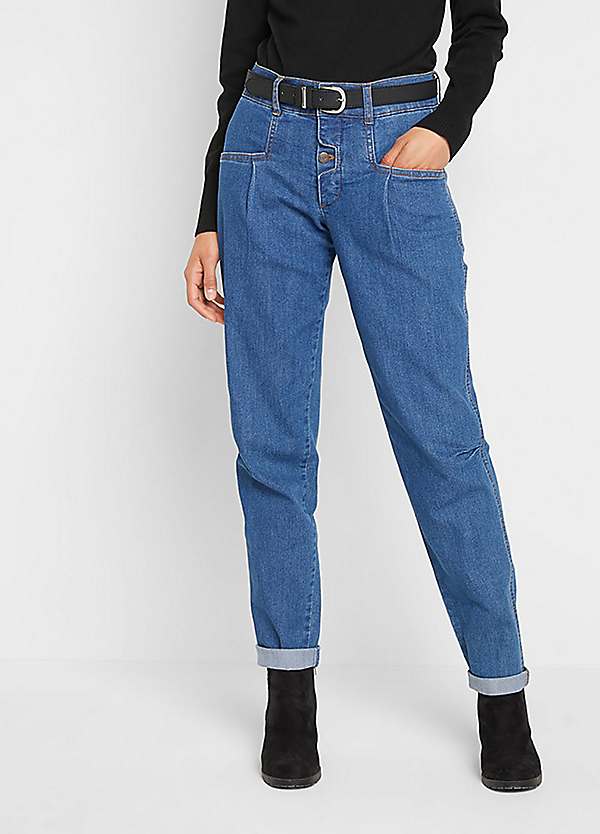 high rise jeans loose