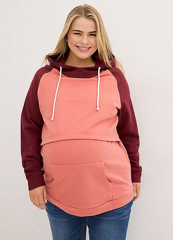 Maternity Nursing Hooded Sweatshirt by bonprix bonprix