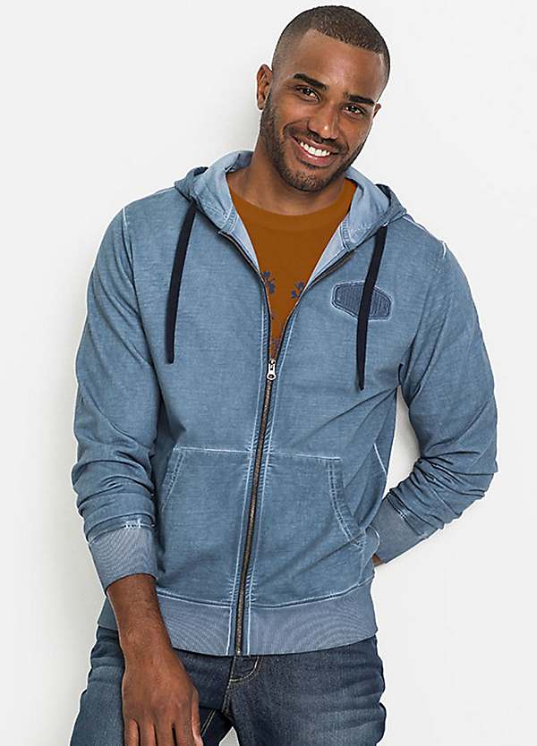 100 cotton outlet zip up hoodie