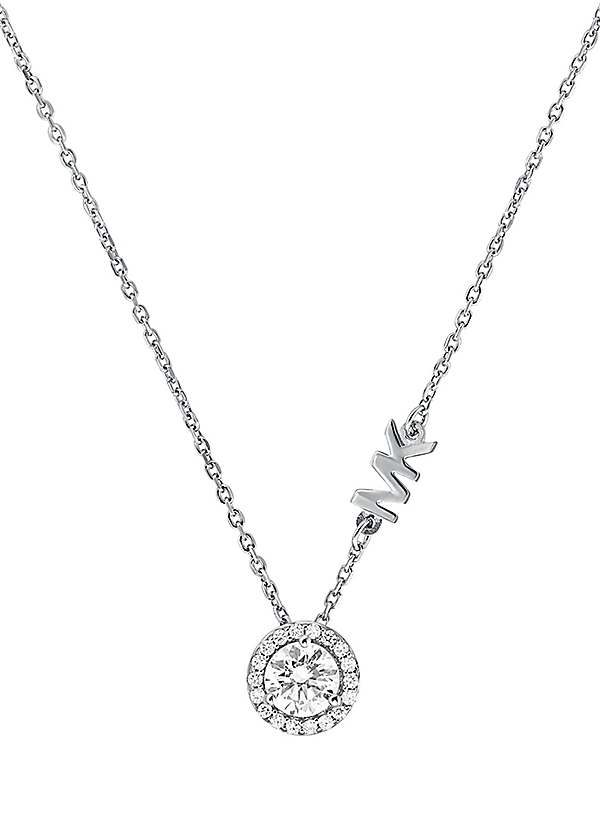 Michael kors round 2025 pendant necklace